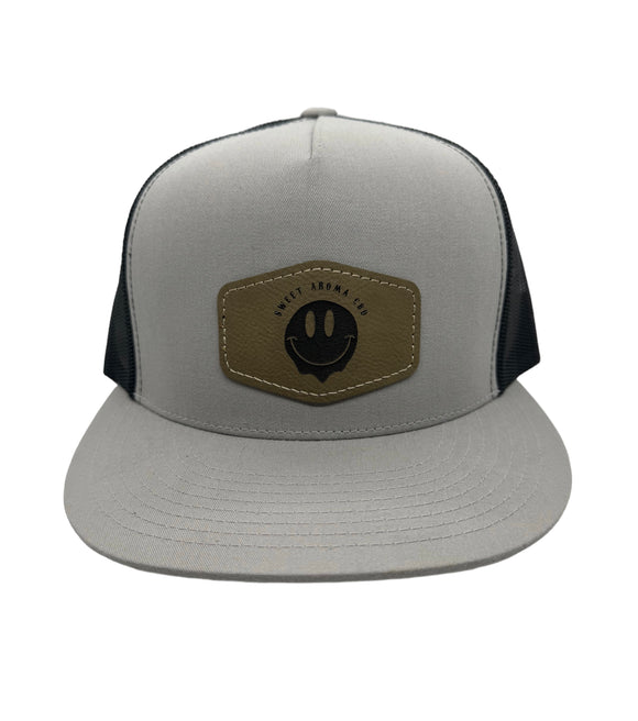 Fresh New Silver Leather Patch snapbacks